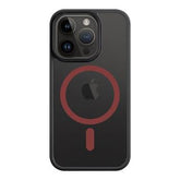 Ümbris Superstealth MagSafe iPhone 14 Pro (punane/must)